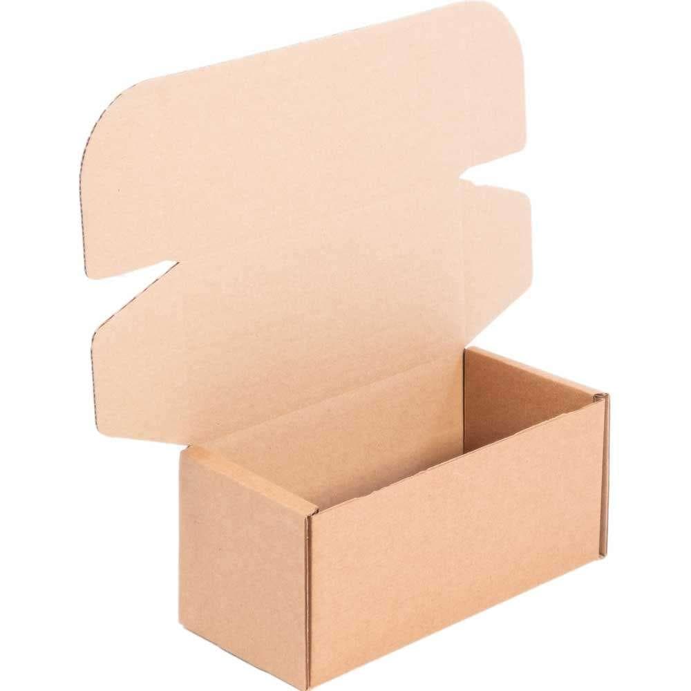 Коробка картонная самосборная с ушками 27.5x9.5x9.5 см — фото 3