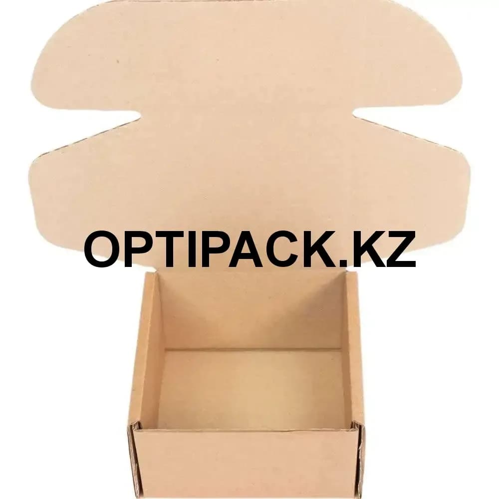 Коробка картонная самосборная с ушками 9x9x7.5 см